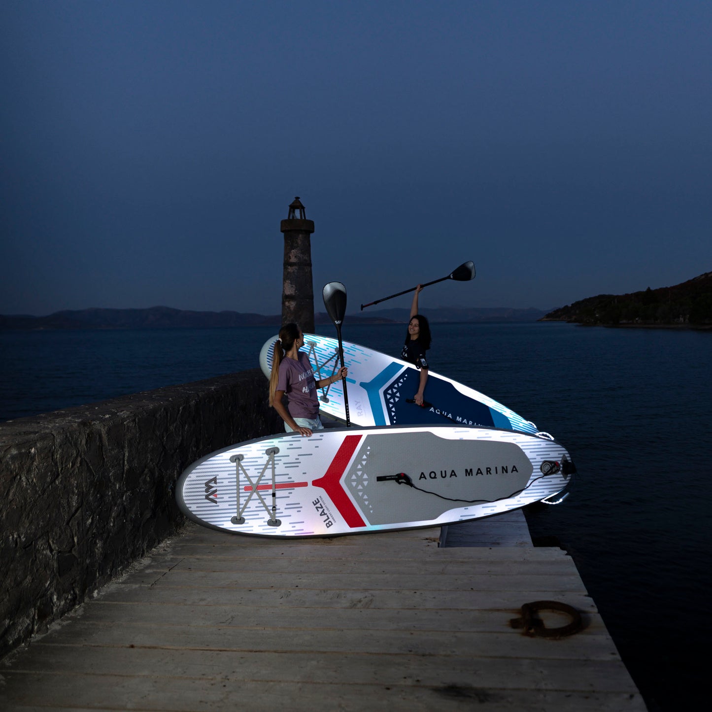 Blaze 10'4" TPU Inflatable Paddleboard with Advanced Illumination System