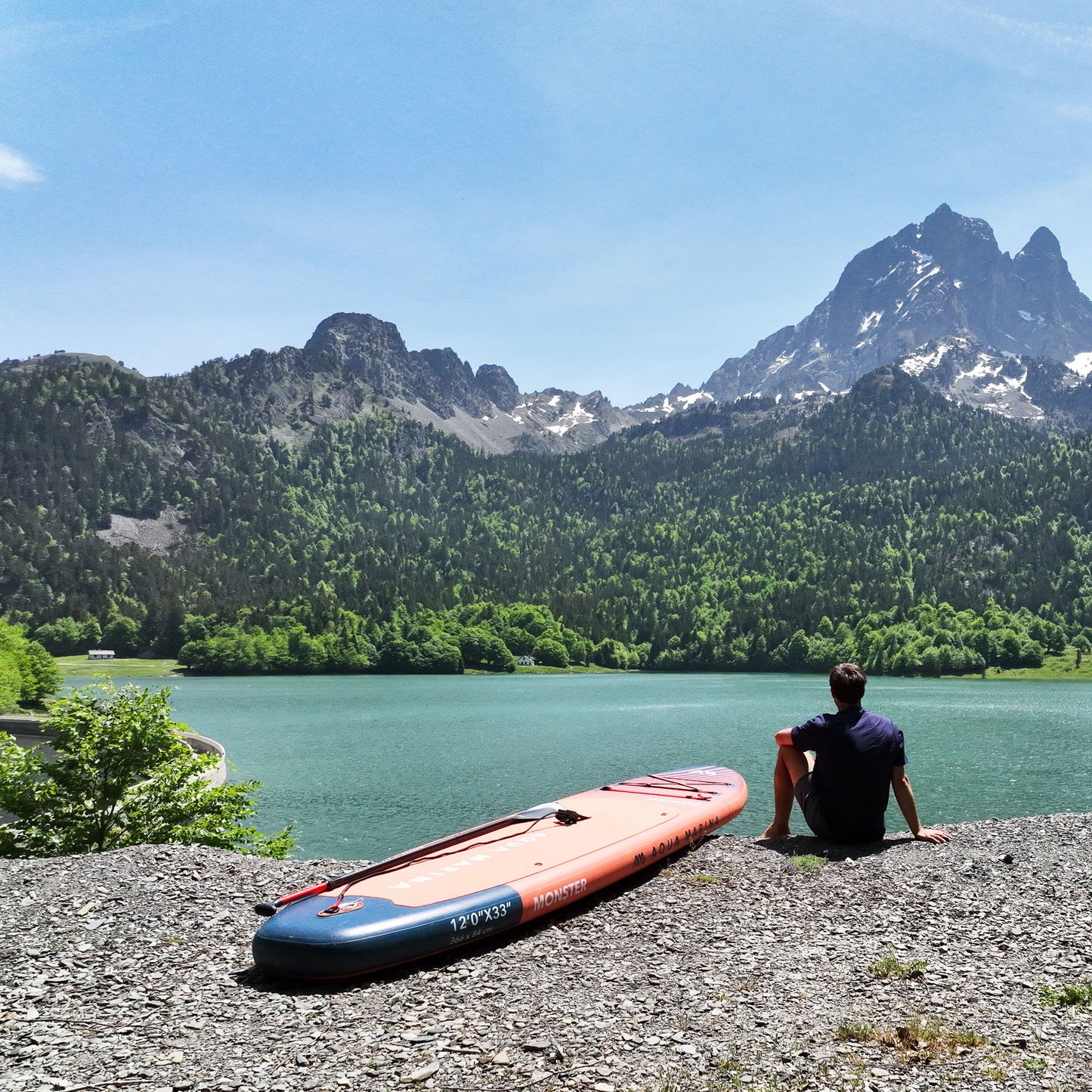 Aqua Marina Monster 12'0" / 366cm All Round Stand Up Paddle Board Package