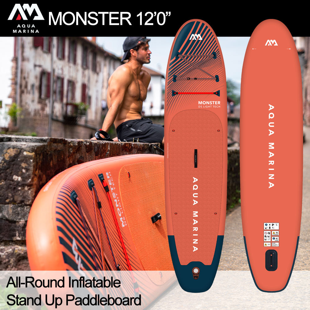Aqua Marina Monster 12'0" / 366cm All Round Stand Up Paddle Board Package