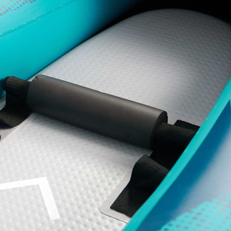 Aqua Marina Steam 312 Drop-Stitch Floor Inflatable Kayak Package for 1 Person