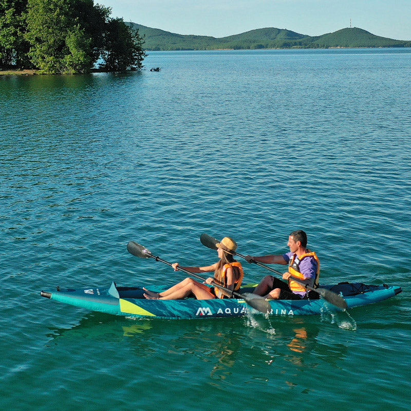 Aqua Marina Steam 412 Drop-Stitch Floor Inflatable Kayak Package