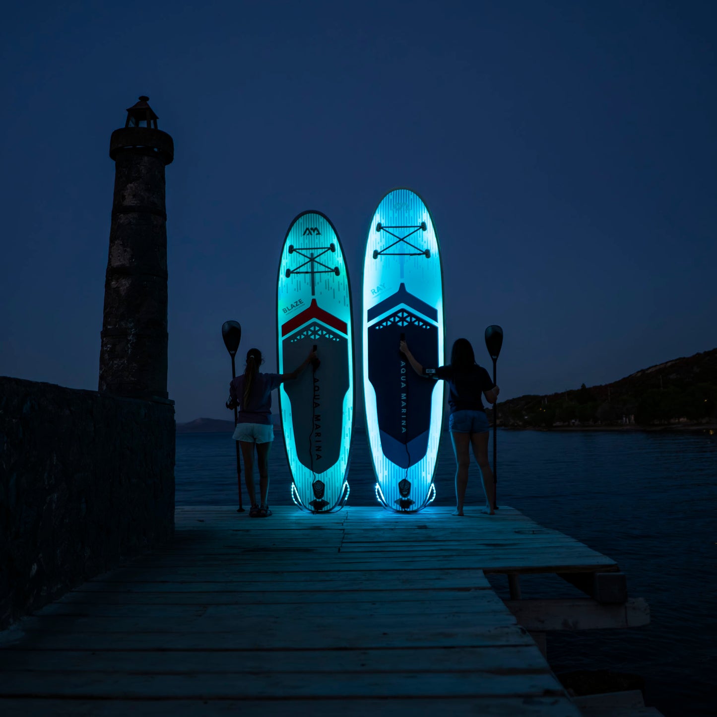 Blaze 10'4" TPU Inflatable Paddleboard with Advanced Illumination System