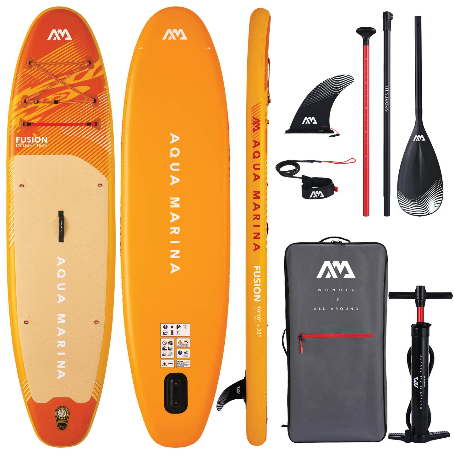 Fusion 10'10" All Round Inflatable Paddleboard - New 2026