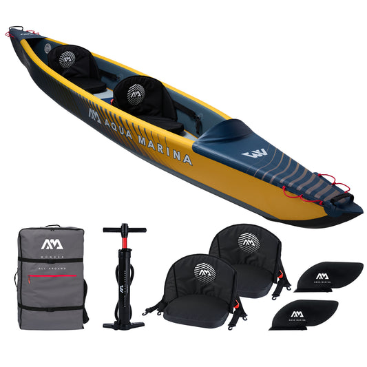 Aqua Marina Tomahawk Air-K 440 High Pressure Drop-Stitch Premium Inflatable Kayak