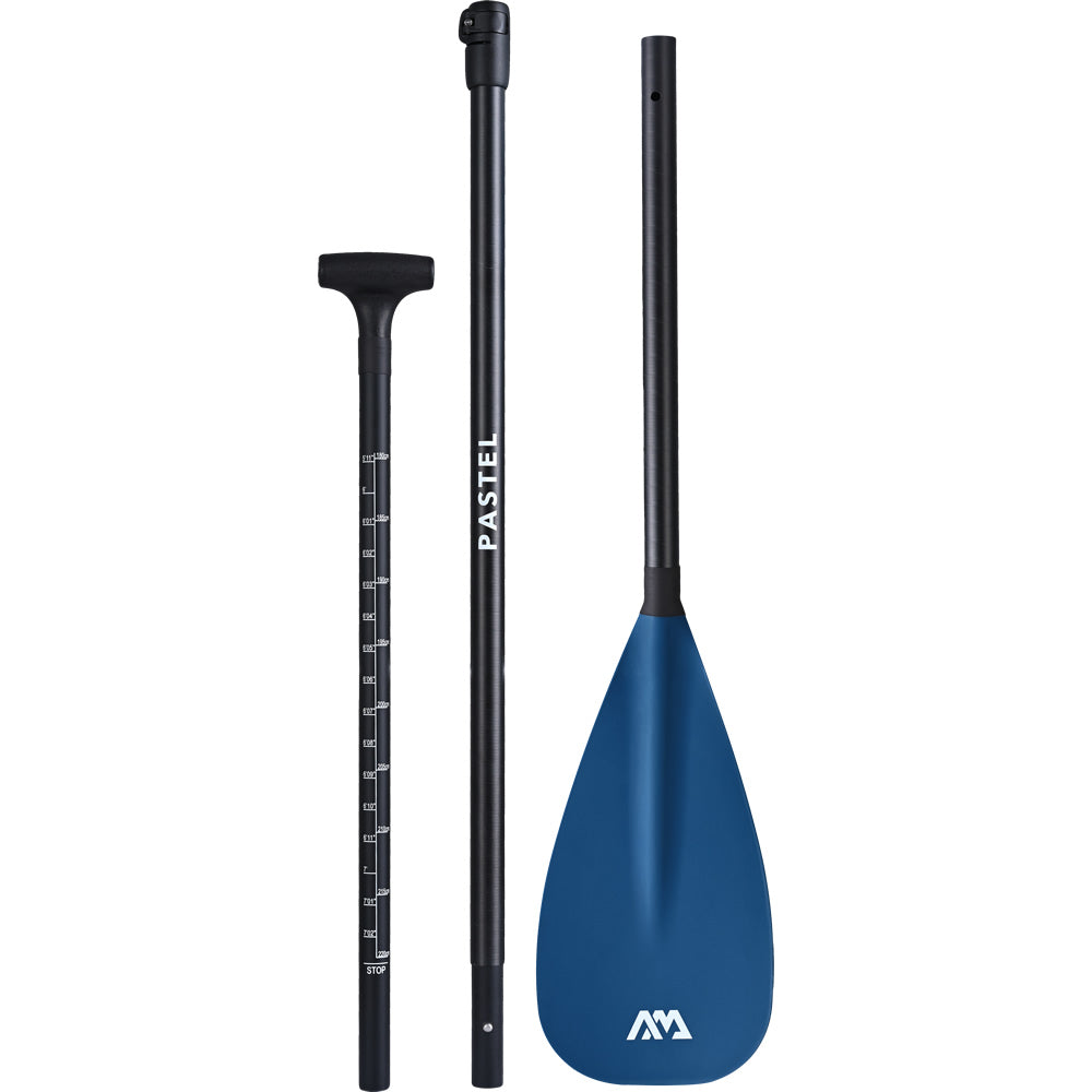 Aqua Marina Pastel Adjustable Carbon/Fiberglass Paddle - Navy