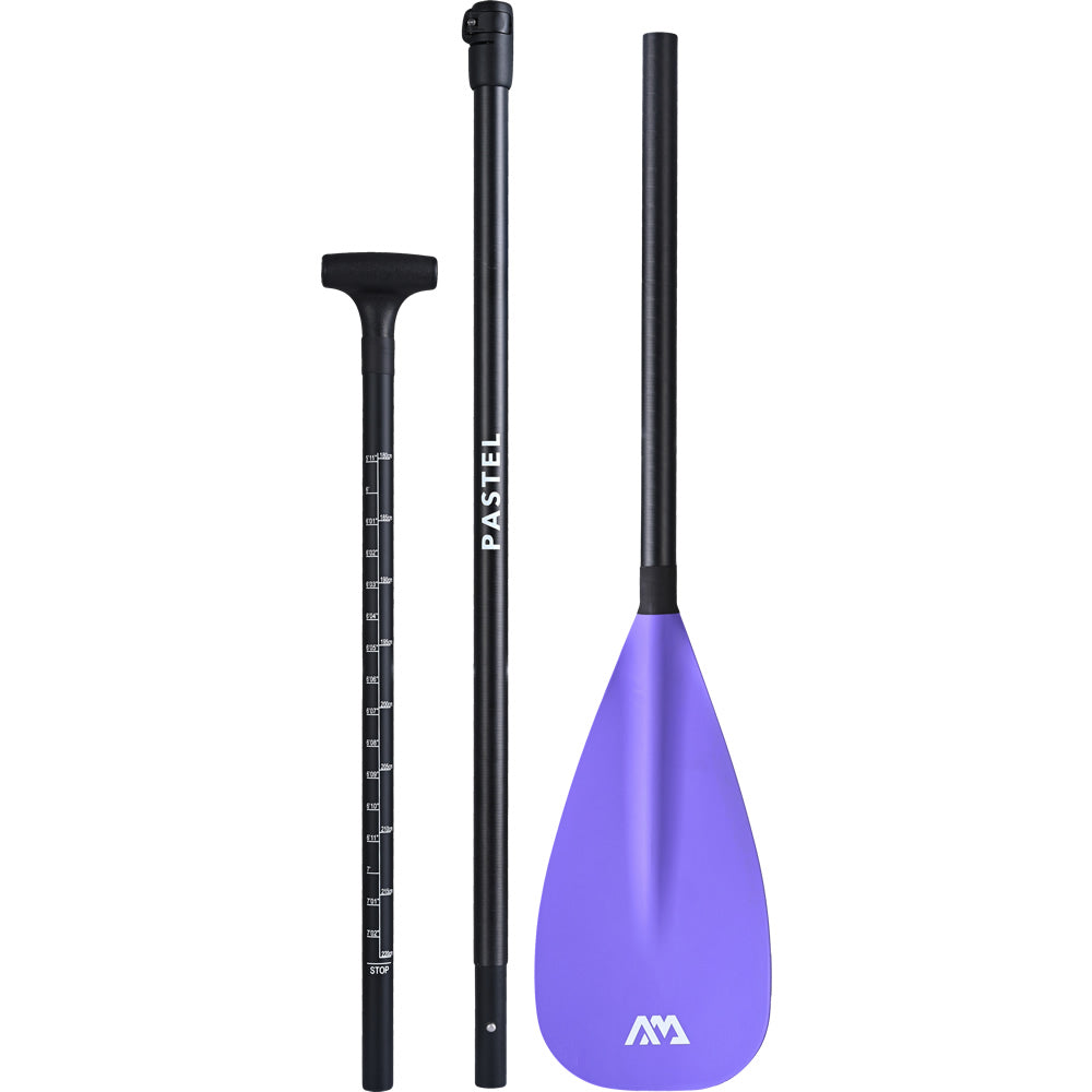 Aqua Marina Pastel Adjustable Carbon/Fiberglass Paddle - Purple