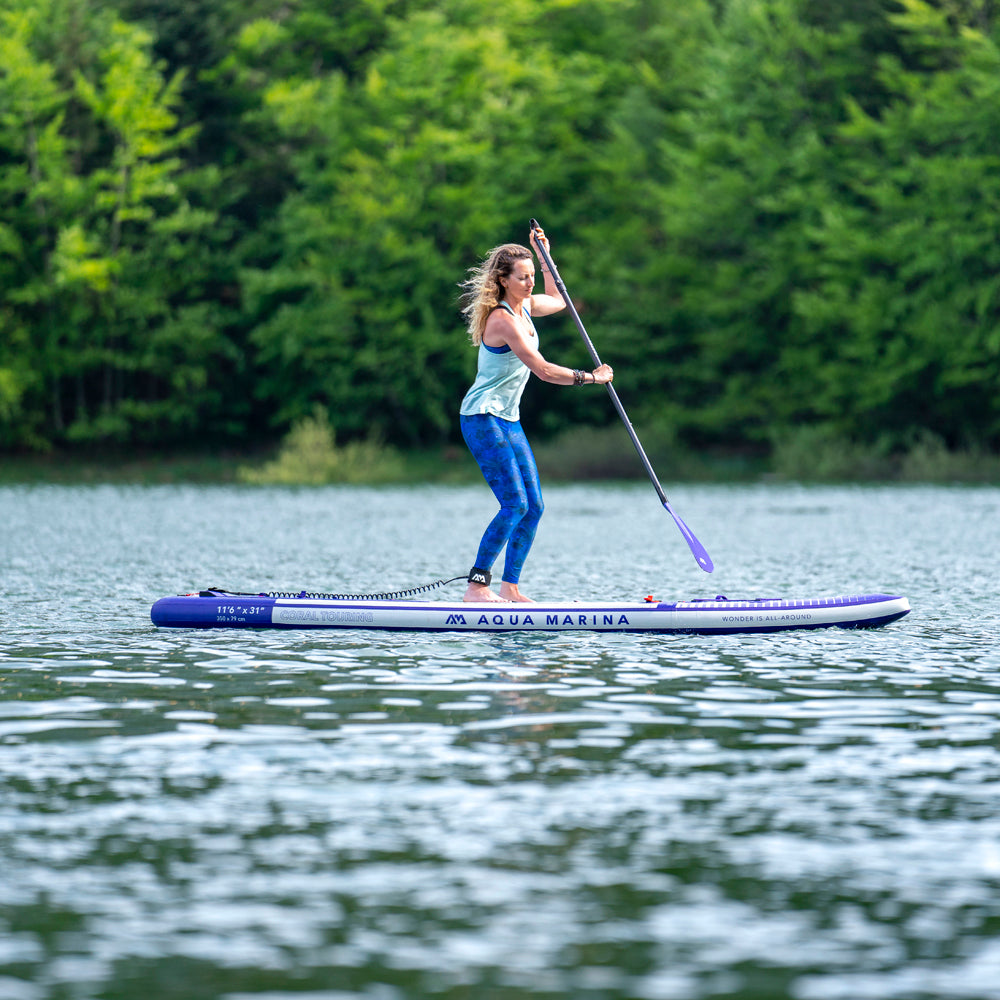 Aqua Marina Coral 11'6" / 350cm Touring Adventure Stand Up Paddle Board- Purple