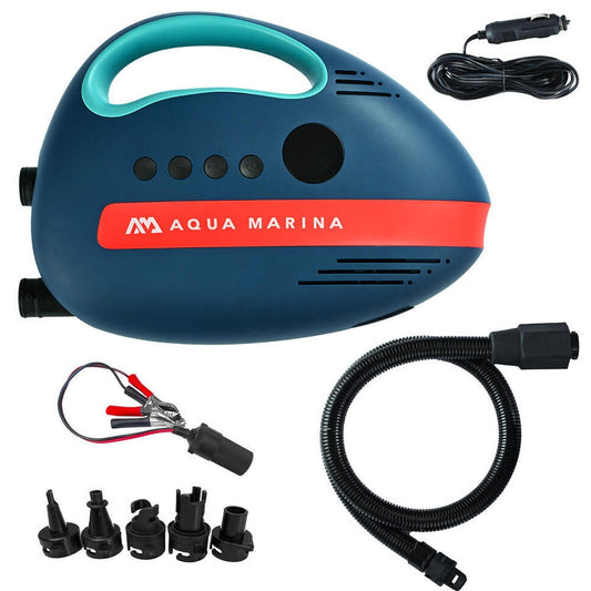 Aqua Marina 2 Stage 12V - 20PSI Electric Pump for Stand Up Paddle Board and Kayak