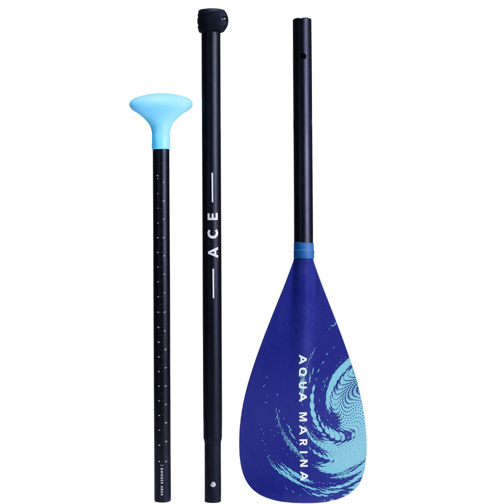 Aqua Marina Ace Youth 3 Piece Adjustable Kids/Youth Stand Up Paddle Board Paddle - Alloy - 130-165cm