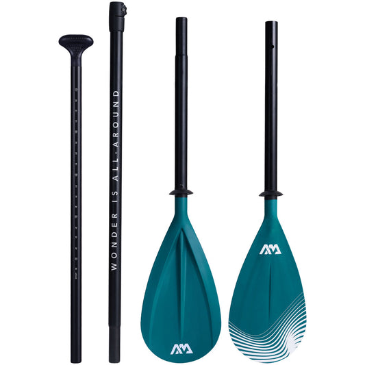 Aqua Marina DUAL-TECH 2-in-1 Adjustable 4 Piece Paddle for Stand Up Paddle Board & Kayak