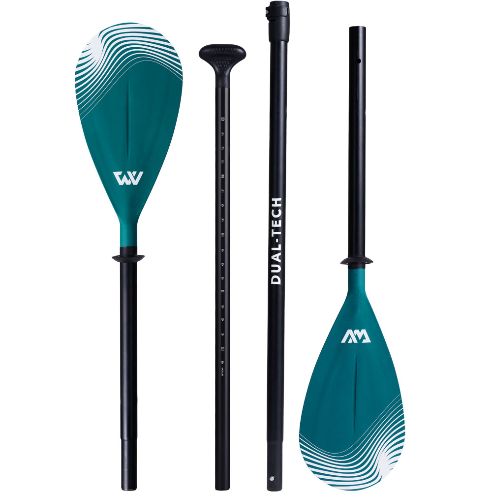 Aqua Marina DUAL-TECH 2-in-1 Adjustable 4 Piece Paddle for Stand Up Paddle Board & Kayak