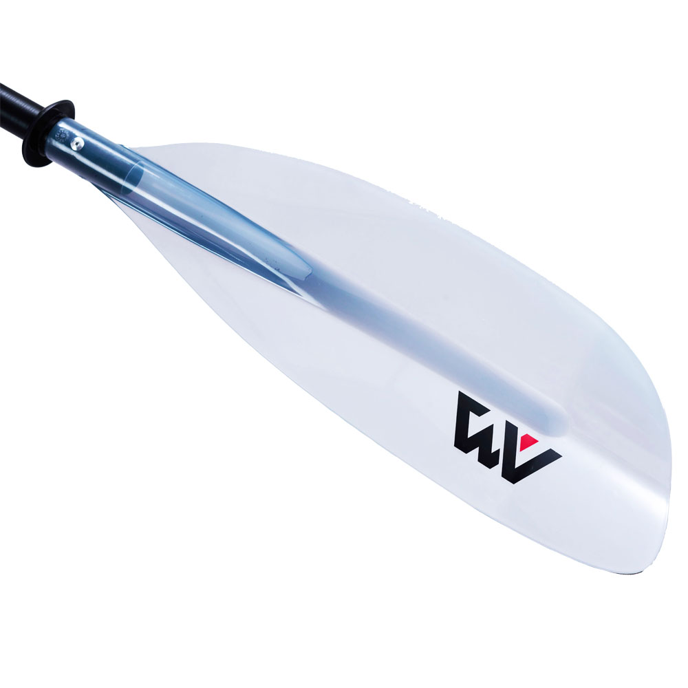 Aqua Marina KP-2 Adjustable Fiberglass Kayak Paddle with Clear/Grey Blade