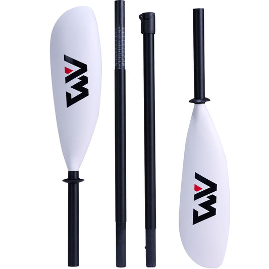 Aqua Marina KP-4 Adjustable Fiberglass Kayak Paddle with White Cupped Blade