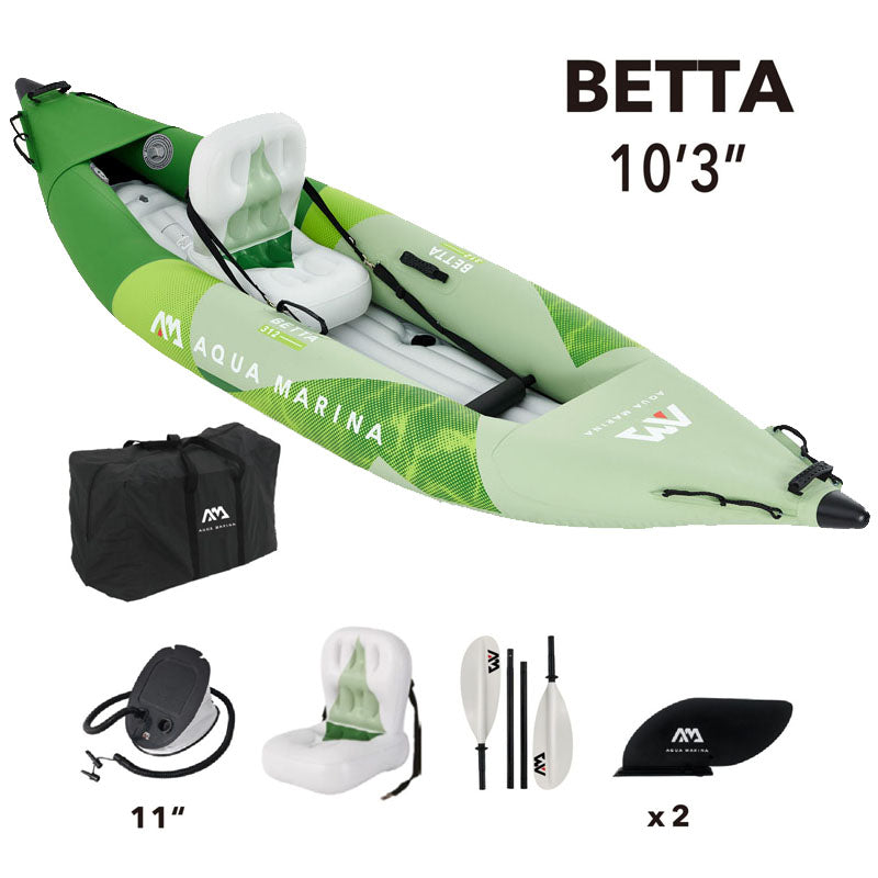 Aqua Marina Betta 312 Inflatable Leisure Kayak Package 1 Person