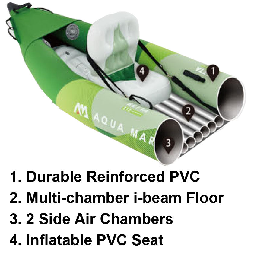 Aqua Marina Betta 312 Inflatable Leisure Kayak Package 1 Person