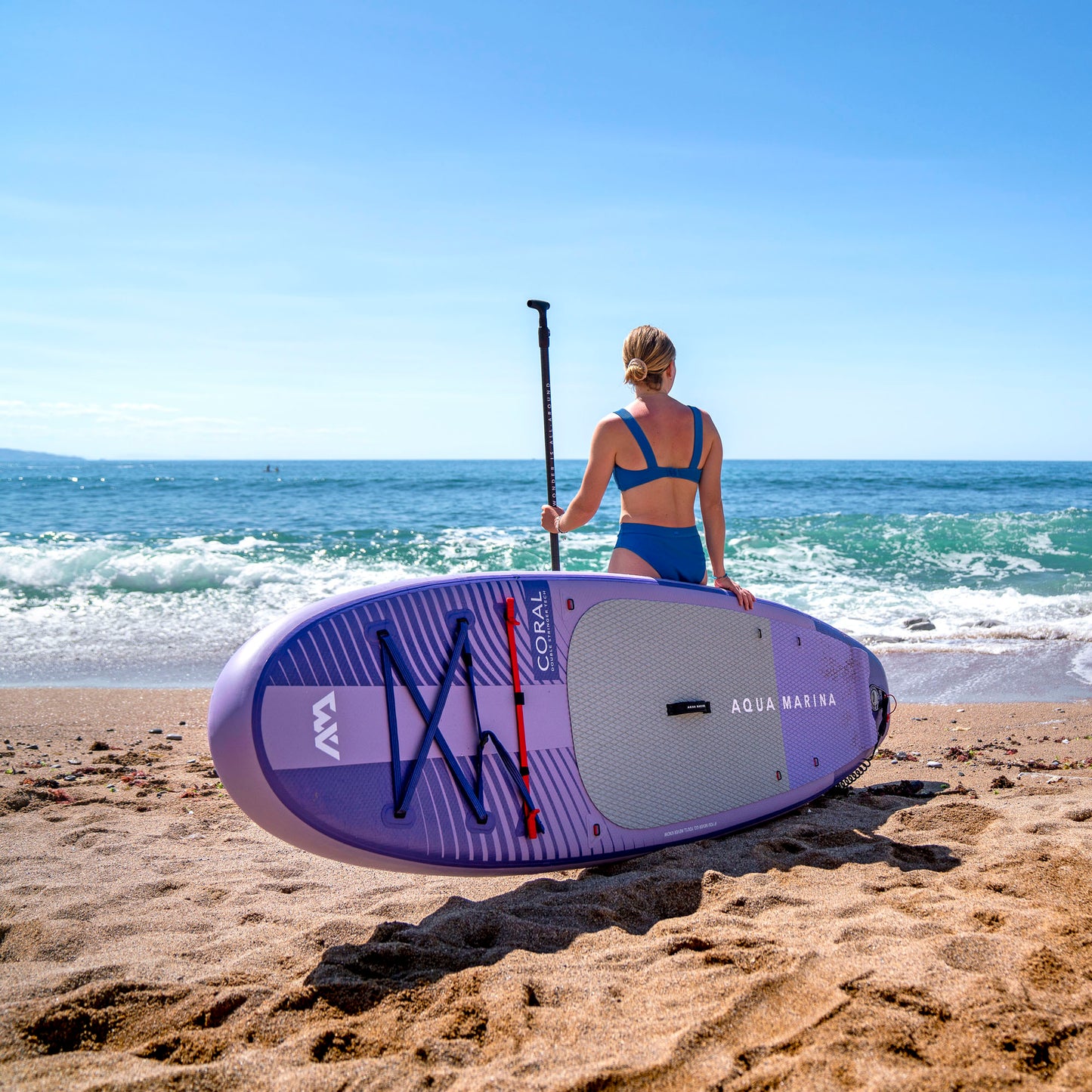 Aqua Marina Coral 10'2" / 310cm Advanced Stinger-Tech All Round Stand Up Paddle Board - Purple