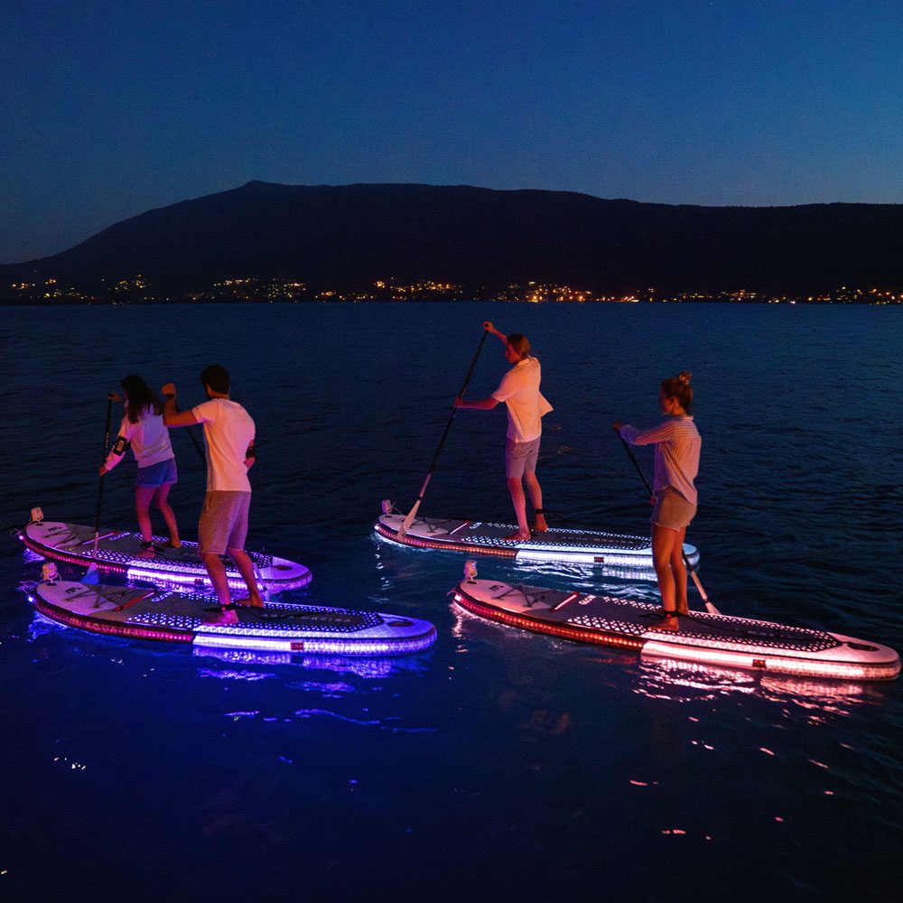 Aqua Marina Glow Stand Up Paddle Board with Ambient Lighting System - Multicolour LED