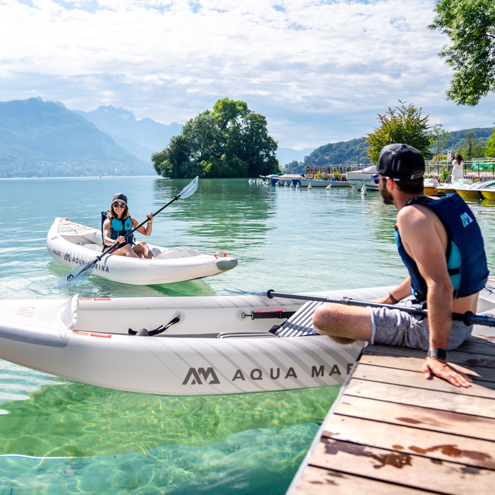 Aqua Marina HALVE 398 Ultra-Light Premium TPU Inflatable Kayak 1/2 People