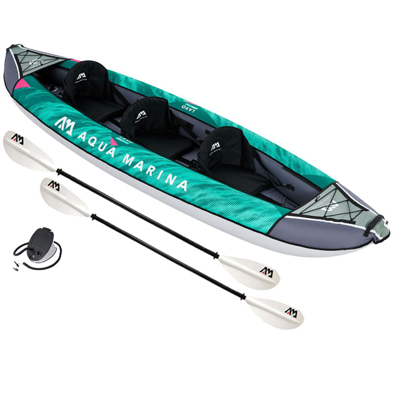 Aqua Marina Laxo 380 Inflatable Kayak Package for 2/3 People