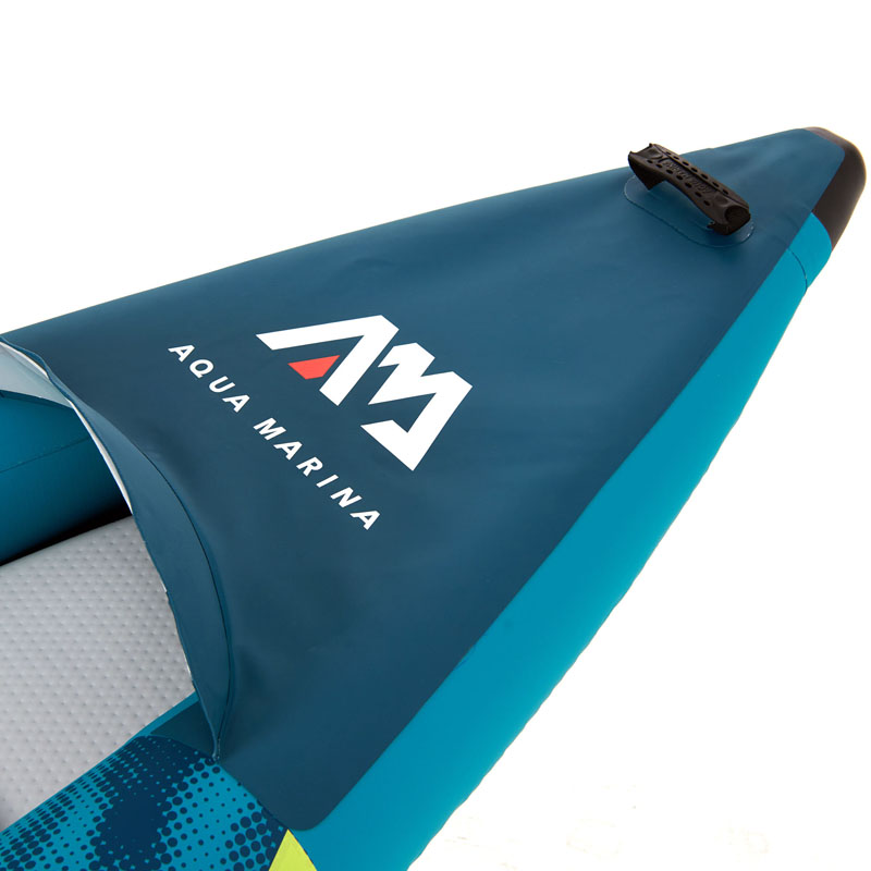 Aqua Marina Steam 312 Drop-Stitch Floor Inflatable Kayak Package for 1 Person