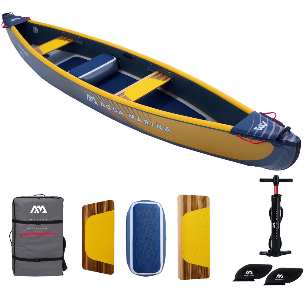 Aqua Marina Tomahawk Air-C 478 High Pressure Drop-Stitch Premium Inflatable Canoe