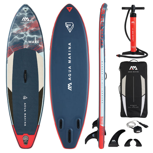 Aqua Marina Wave 8'8" Inflatable Surfboard / Stand Up Paddle Board